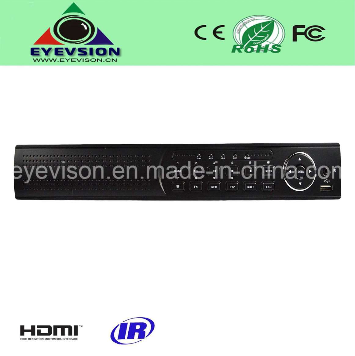 4CH H. 264 HD (960H) Security CCTV DVR (EV-CH04-N1305)