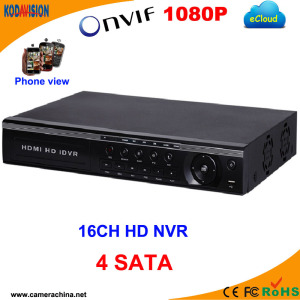 16 Channel NVR with 4 SATA